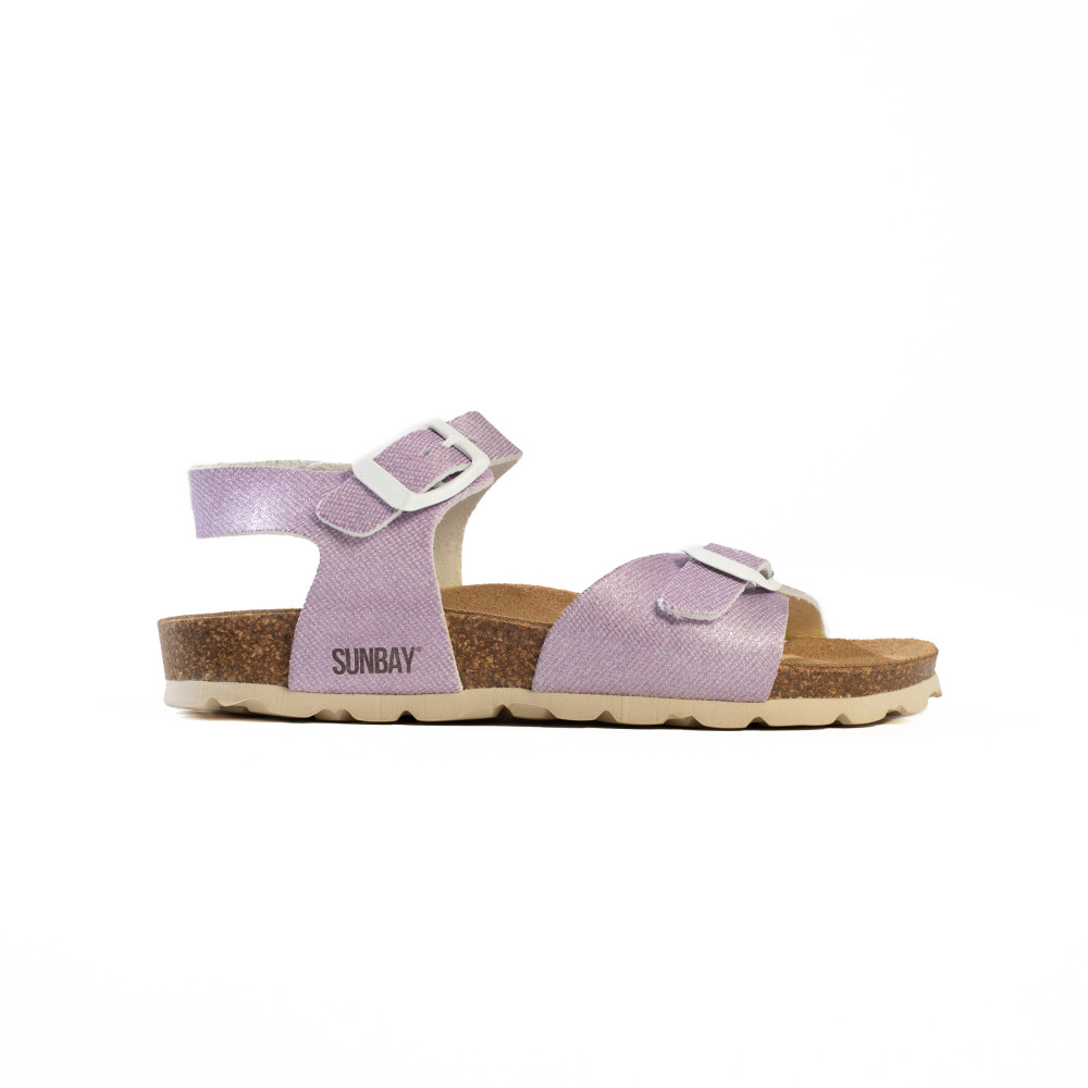 Sandales pour enfant de couleur violet LYS